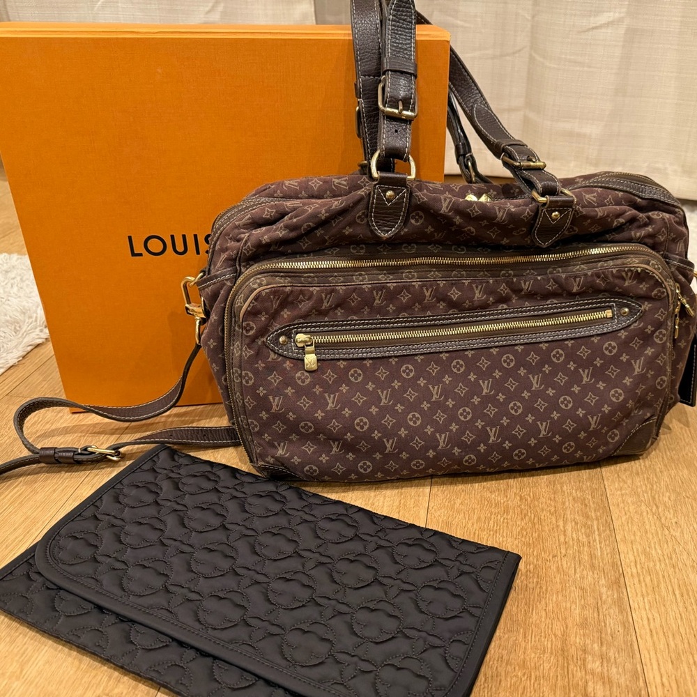 Louis Vuitton Sac A Langer Mini Lin Diaper Tote Bag